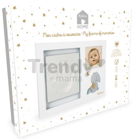 Drevený rám na fotografiu a odtlačok ručičky alebo nožičky My Memories Frame Kaloo od 0 mes