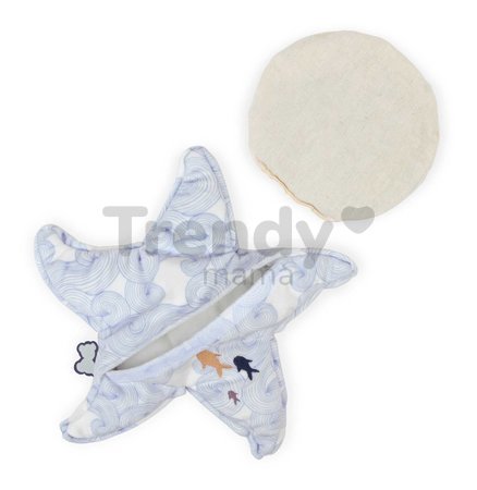 Plyšová hviezdica s levanduľovým vankúšikom Feel Good Plush Starfish Petit Calme Kaloo na zahrievanie alebo chladenie sivá 22 cm z jemného materiálu v
