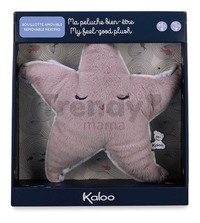 Plyšová hviezdica s levanduľovým vankúšikom Feel Good Plush Starfish Petit Calme Kaloo na zahrievanie alebo chladenie sivá 22 cm z jemného materiálu v