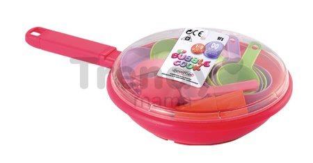 Panvica s riadom Bubble Cook Écoiffier s 18 doplnkami ružová od 18 mes