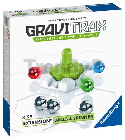 Rozšírenie pre guľôčkové dráhy Centrifúga Balls & Spinner Extension GraviTrax so 6 guľôčkami od 8 rokov