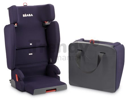 Autosedačka skladacia Beaba PURSEAT'FIX skupina 2-3 kompaktná a prenosná V1 Isofix tmavomodrá od 15-36 kg