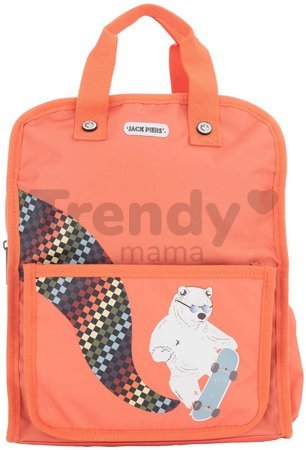 Školská taška batoh Backpack Amsterdam Large Boogie Bear Jack Piers veľká ergonomická luxusné prevedenie od 6 rokov 36*29*13 cm