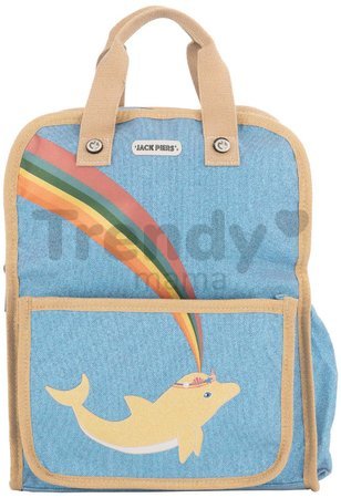 Školská taška batoh Backpack Amsterdam Large Dolphin Jack Piers veľká ergonomická luxusné prevedenie od 6 rokov 36*29*13 cm