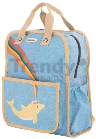 Školská taška batoh Backpack Amsterdam Large Dolphin Jack Piers veľká ergonomická luxusné prevedenie od 6 rokov 36*29*13 cm