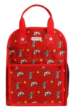 Školská taška batoh Backpack Amsterdam Large Retrobots Jack Piers veľká ergonomická luxusné prevedenie od 6 rokov 30*39*16 cm