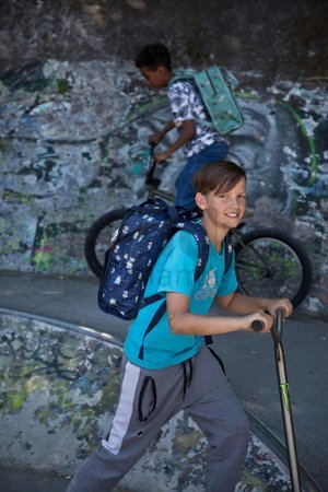 Školská taška Backpack Amsterdam Large BMX Jack Piers veľká ergonomická luxusné prevedenie od 6 rokov