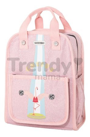Školská taška batoh Backpack Amsterdam Medium Flamingo Jack Piers ergonomická luxusné prevedenie od 6 rokov 36*13*29 cm
