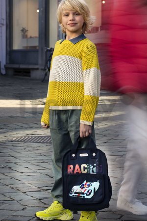 Školská taška batoh Backpack Amsterdam Medium Race Jack Piers ergonomická luxusné prevedenie od 6 rokov 36*13*29 cm