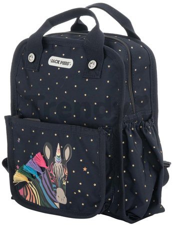 Školská taška batoh Backpack Amsterdam Small Zebra Jack Piers malá ergonomická luxusné prevedenie od 2 rokov 23*28*11 cm