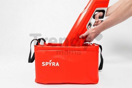 Nádrž pre vodné pištole SpyBase Red Spyra červená s objemom 15 litrov odolná skladacia s popruhmi od 8 rokov