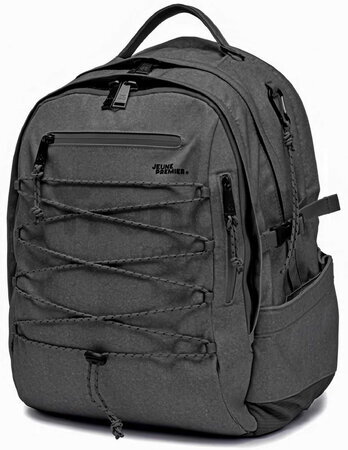 Školský batoh Backpack College Black Jeune Premier ergonomický luxusné prevedenie 45*30 cm