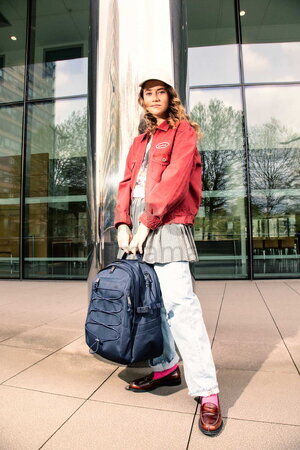 Školský batoh Backpack College Navy Jeune Premier ergonomický luxusné prevedenie 45*30 cm