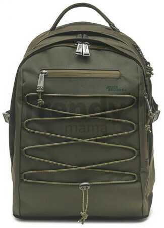 Školský batoh Backpack College Khaki Jeune Premier ergonomický luxusné prevedenie 45*30 cm