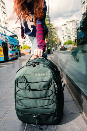 Školský batoh Backpack College Khaki Jeune Premier ergonomický luxusné prevedenie 45*30 cm