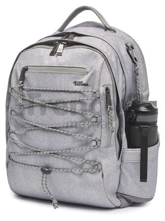 Školský batoh Backpack College Grey Melange Jeune Premier ergonomický luxusné prevedenie 45*25 cm