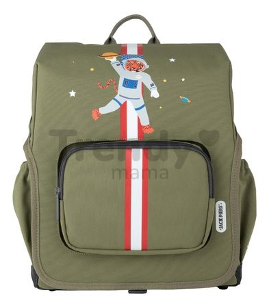 Školská taška batoh Backpack Berlin Burger Planet Jack Piers ergonomická luxusné prevedenie od 6 rokov 36*13*29 cm