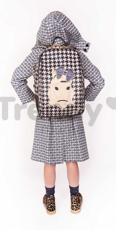 Školská taška batoh Backpack James Houndstooth Horse Jeune Premier ergonomická luxusné prevedenie 42*30 cm