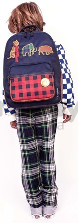 Školská taška batoh Backpack Bobbie Tartans Jeune Premier ergonomický luxusné prevedenie 41*30 cm