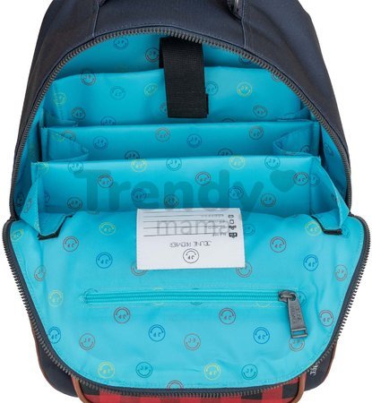 Školská taška batoh Backpack Bobbie Tartans Jeune Premier ergonomický luxusné prevedenie 41*30 cm