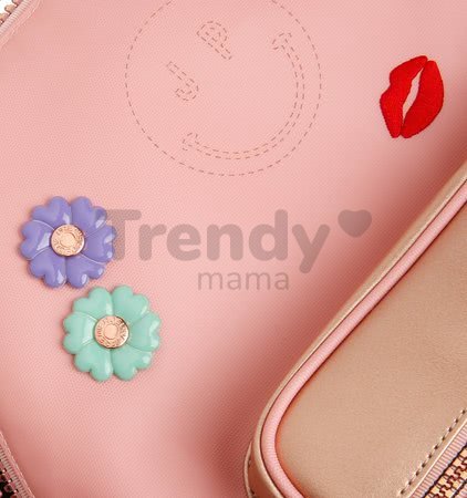 Školská taška batoh Backpack Bobbie Lady Gadget Pink Jeune Premier ergonomický luxusné prevedenie 41*30 cm