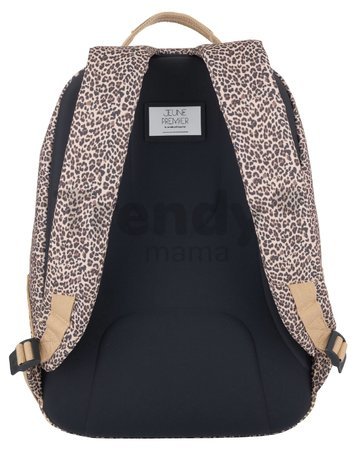 Školská taška batoh Backpack Bobbie Leopard Cherry Jeune Premier ergonomická luxusné prevedenie 41*30 cm