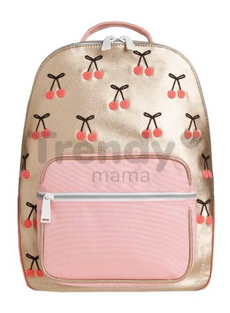 Ghiozdan școlar New Bobbie Cherry Pompon Jeune Premier design ergonomic de lux 42*30 cm