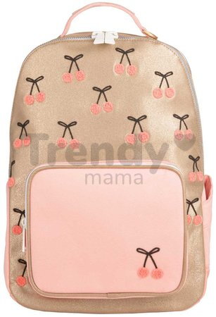 Ghiozdan școlar New Bobbie Cherry Pompon Jeune Premier design ergonomic de lux 42*30 cm