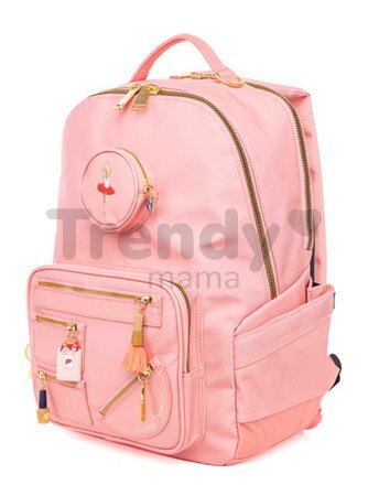 Ghiozdan școlar New Bobbie Jewellery Box Pink Jeune Premier design ergonomic de lux 42*30 cm
