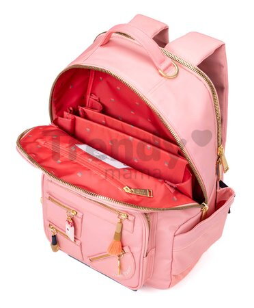 Ghiozdan școlar New Bobbie Jewellery Box Pink Jeune Premier design ergonomic de lux 42*30 cm