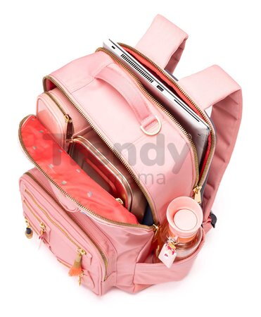 Ghiozdan școlar New Bobbie Jewellery Box Pink Jeune Premier design ergonomic de lux 42*30 cm