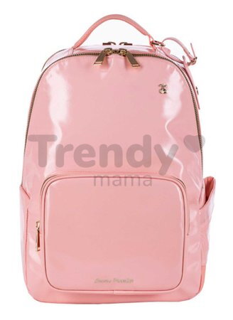 Ghiozdan școlar New Bobbie Baby Pink Jeune Premier design ergonomic de lux 42*30 cm