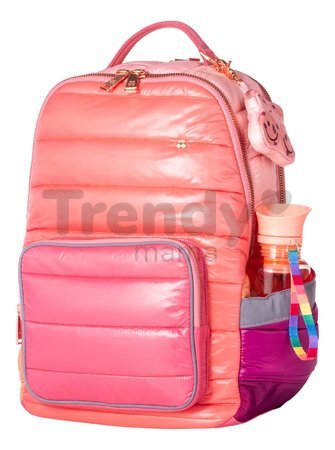 Školská taška batoh New Bobbie Puffer Pink Jeune Premier ergonomická luxusné prevedenie 42*30 cm