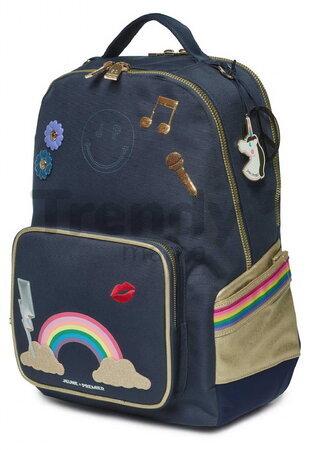 Školská taška batoh New Bobbie Lady Gadget Blue Jeune Premier ergonomická luxusné prevedenie 42*30 cm JPBO226158
