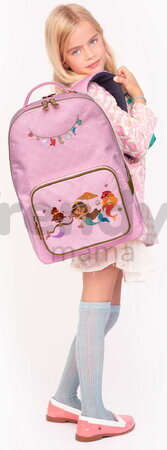 Školská taška batoh New Bobbie Mermaids Jeune Premier ergonomická luxusné prevedenie 42*30 cm