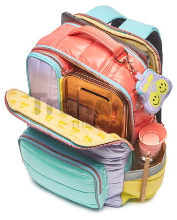 Školská taška batoh New Bobbie Puffer Pastel Party Jeune Premier ergonomická luxusné prevedenie 42*30 cm