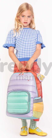 Školská taška batoh New Bobbie Puffer Pastel Party Jeune Premier ergonomická luxusné prevedenie 42*30 cm