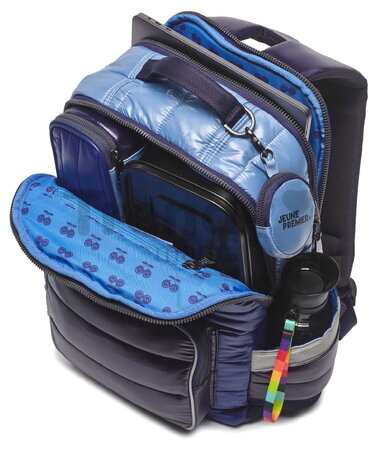 Školská taška batoh New Bobbie Puffer Blue Jeune Premier ergonomická luxusné prevedenie 42*30 cm JPBO226274