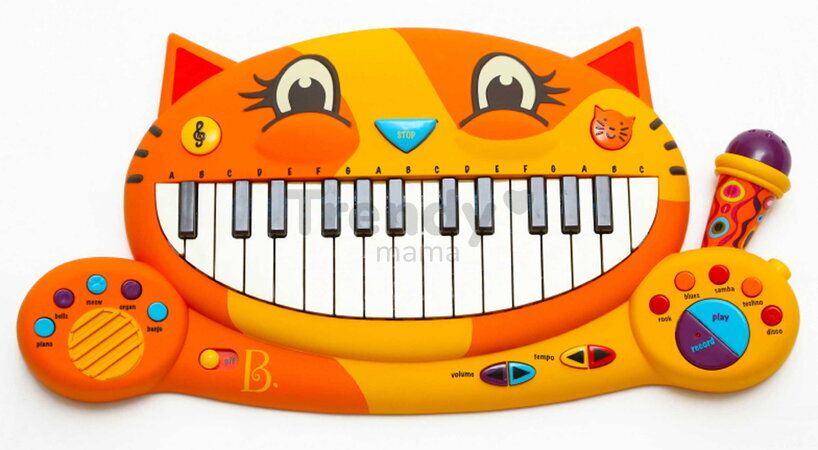 Mačací klavír Meowsic B-Toys elektronický s melódiami a pesničkami od 24 mes BTBX1025