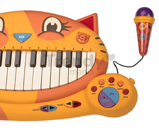 Mačací klavír Meowsic B-Toys elektronický s melódiami a pesničkami od 24 mes BTBX1025