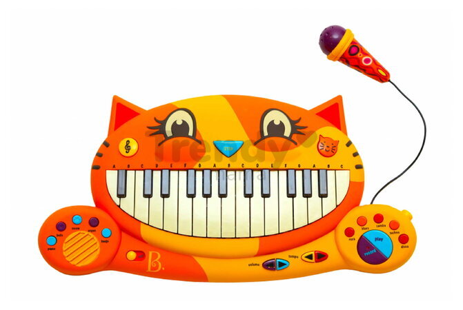 Mačací klavír Meowsic B-Toys elektronický s melódiami a pesničkami od 24 mes BTBX1025