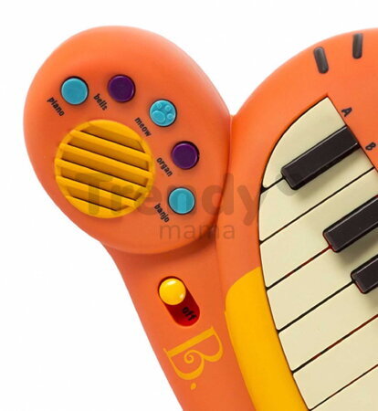 Mačací klavír Meowsic B-Toys elektronický s melódiami a pesničkami od 24 mes BTBX1025