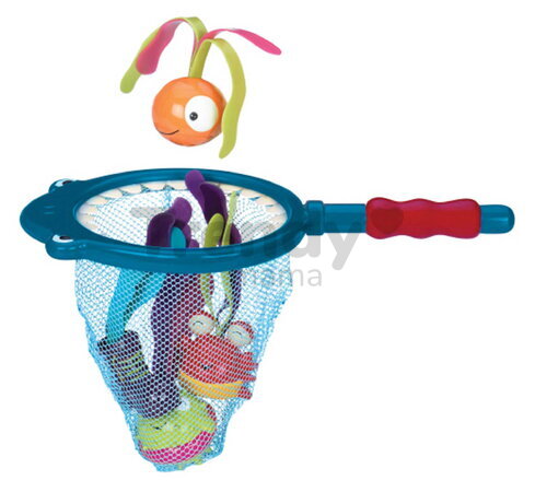 Podberák na ryby Žralok Finley B-Toys s hračkami do vody BTBX1521Z