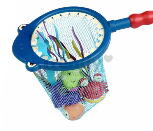 Podberák na ryby Žralok Finley B-Toys s hračkami do vody BTBX1521Z