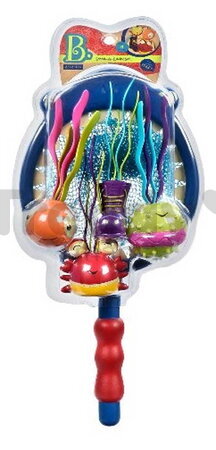 Podberák na ryby Žralok Finley B-Toys s hračkami do vody BTBX1521Z