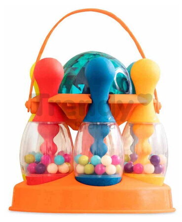 Bowlingová sada B-Toys so svietiacou guľou v praktickom stojane od 24 mes BTBX1640Z