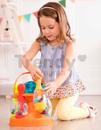 Bowlingová sada B-Toys so svietiacou guľou v praktickom stojane od 24 mes BTBX1640Z