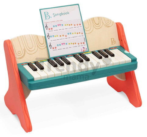Drevený klavír Mini Maestro B-Toys 25 klávesov a 6 melódií BTBX1819Z