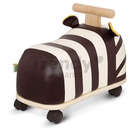 Drevené odrážadlo Zebra B-Toys s otočnými kolieskami od 18 mes BTBX1949Z
