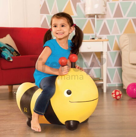 Skákajúci čmeliak Bizzi B-Toys s pumpou na nafukovanie od 18 mes BTBX2128Z